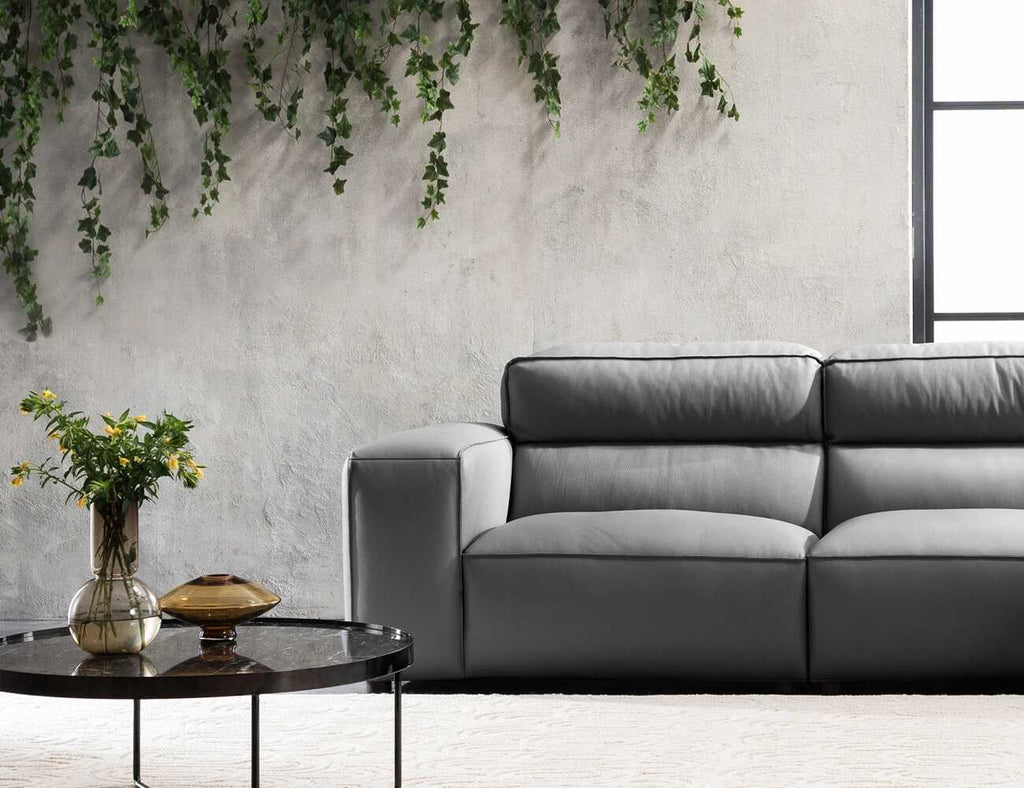 Sofa góc da 3 chỗ tựa liền LEOPINE - 02