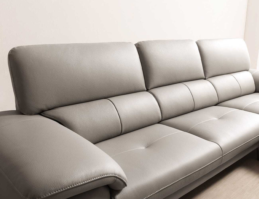 Sofa góc da 3 chỗ tựa liền - VANESSOTA - 24