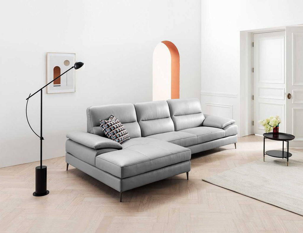 Sofa góc da 3 chỗ tựa liền - VELVET - 15