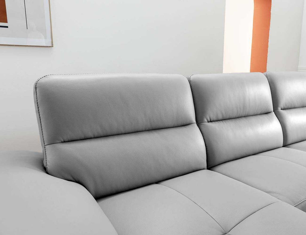 Sofa góc da 3 chỗ tựa liền - VELVET - 17