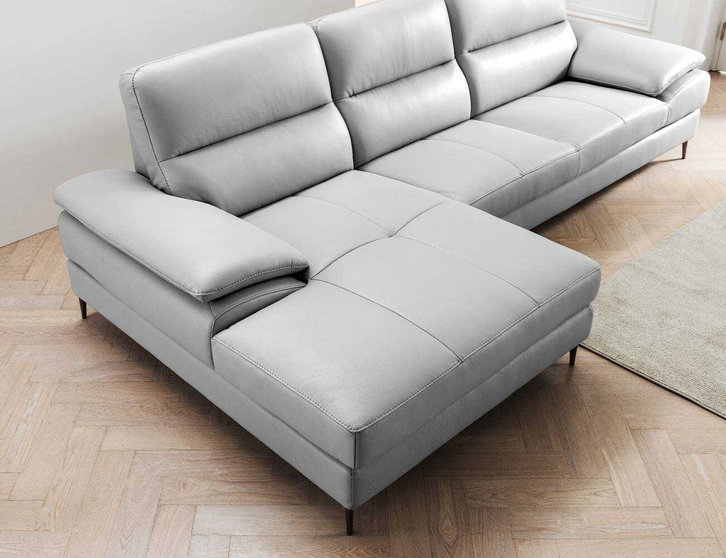 Sofa góc da 3 chỗ tựa liền - VELVET - 16