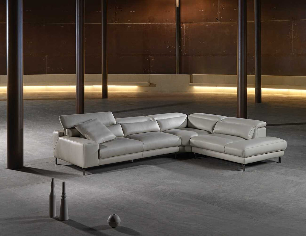 Sofa góc da 4 chỗ tựa gật gù Horan 2