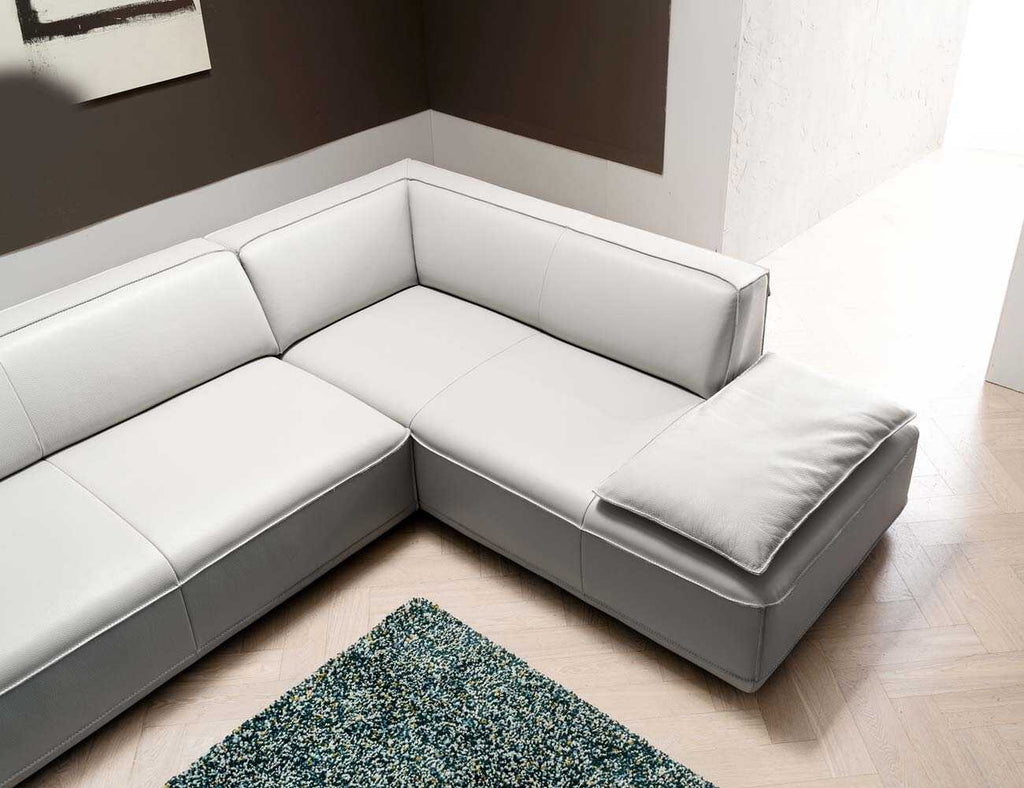 Sofa góc da 4 chỗ tựa liền OLINDO - 05