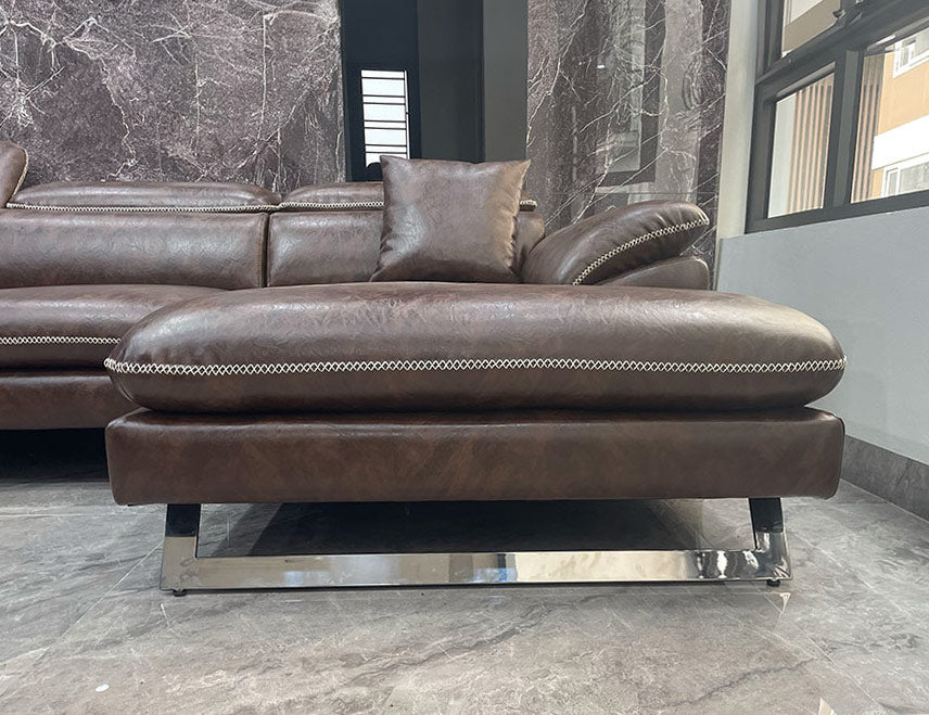 Sofa góc da tựa gật gù - TOSCANA - 12