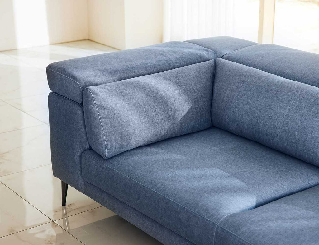 Sofa góc nỉ 3 chỗ gật gù - VACCO - 19