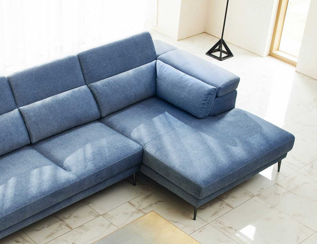 Sofa góc nỉ 3 chỗ gật gù - VACCO - 20