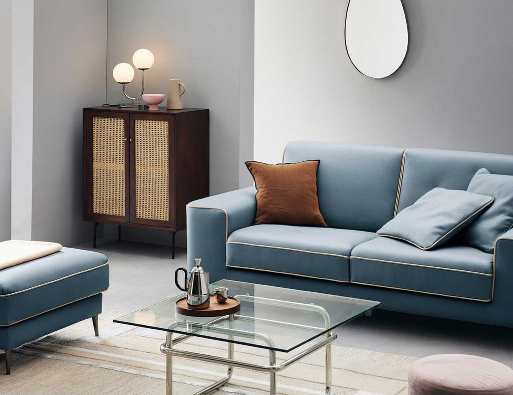 Sofa văng da 2 chỗ Hollis 9