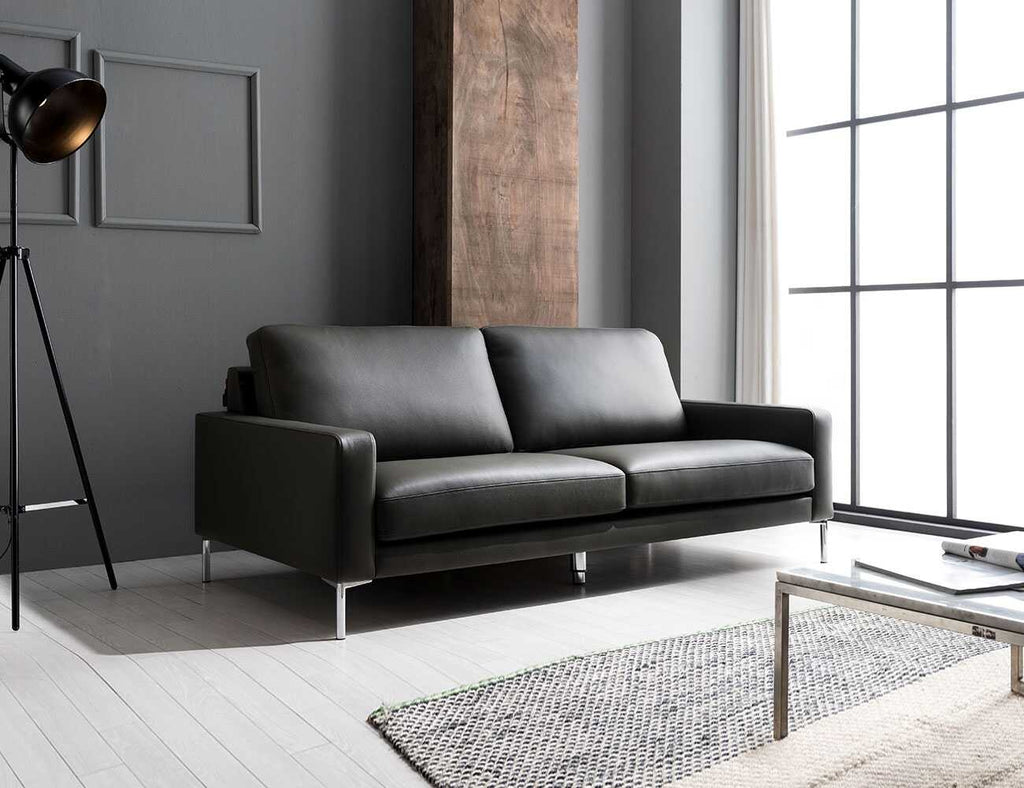 Sofa văng da 2 chỗ tựa liền MARTHA - 02