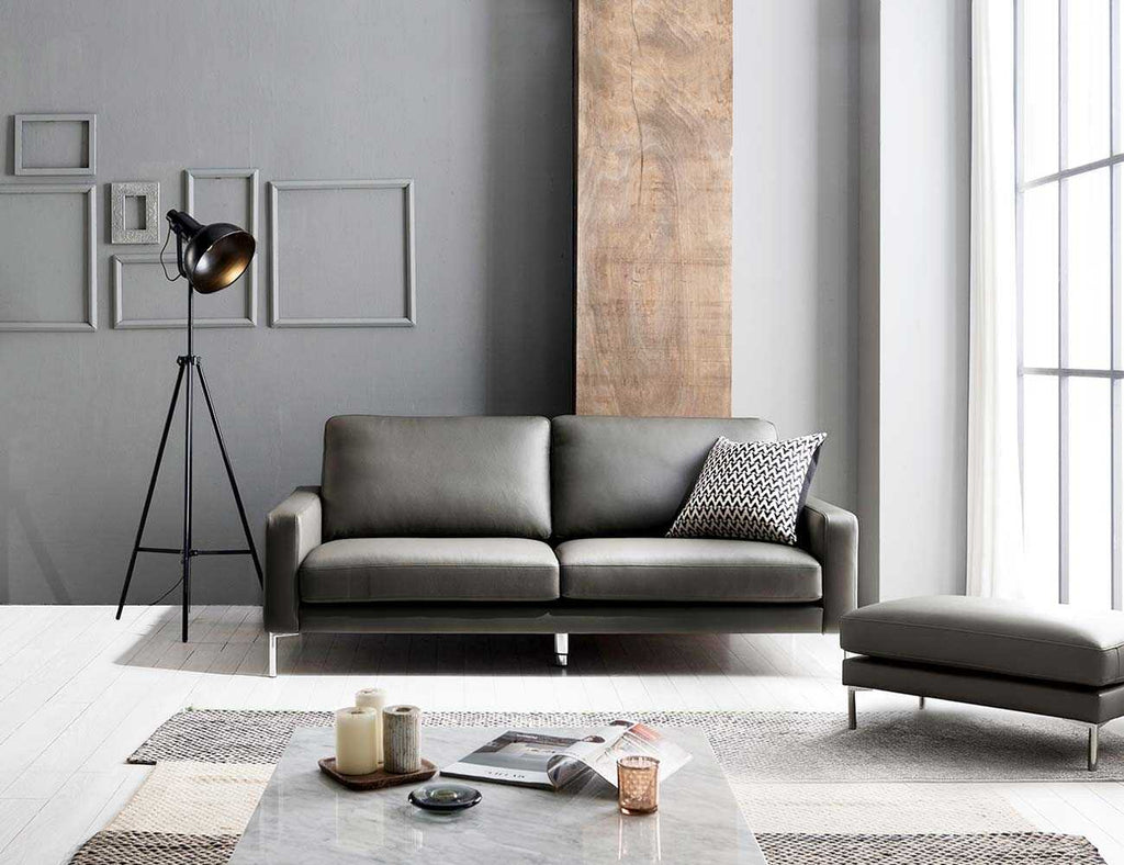 Sofa văng da 2 chỗ tựa liền MARTHA - 01