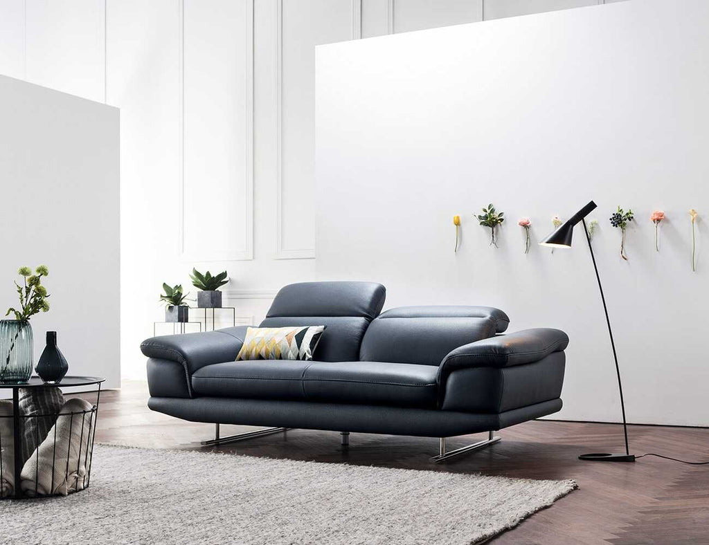 Sofa văng da 2 chỗ tựa gật gù KISSY - 02