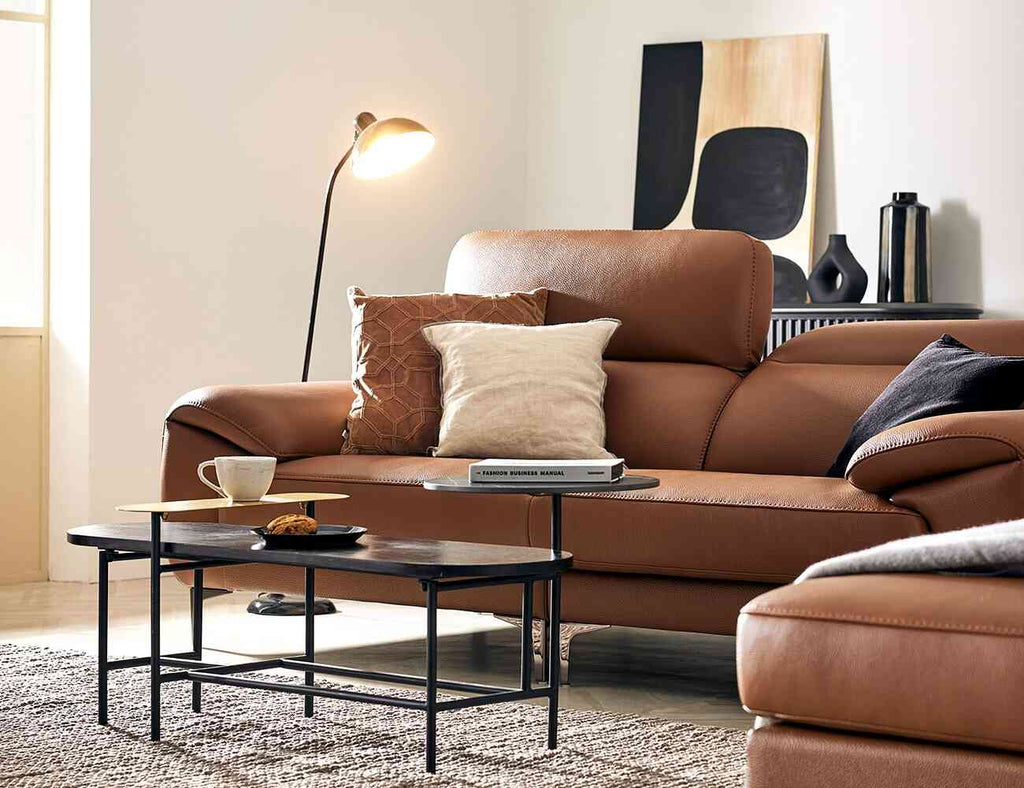 Sofa văng da 2 chỗ tựa gật gù LENA - 03