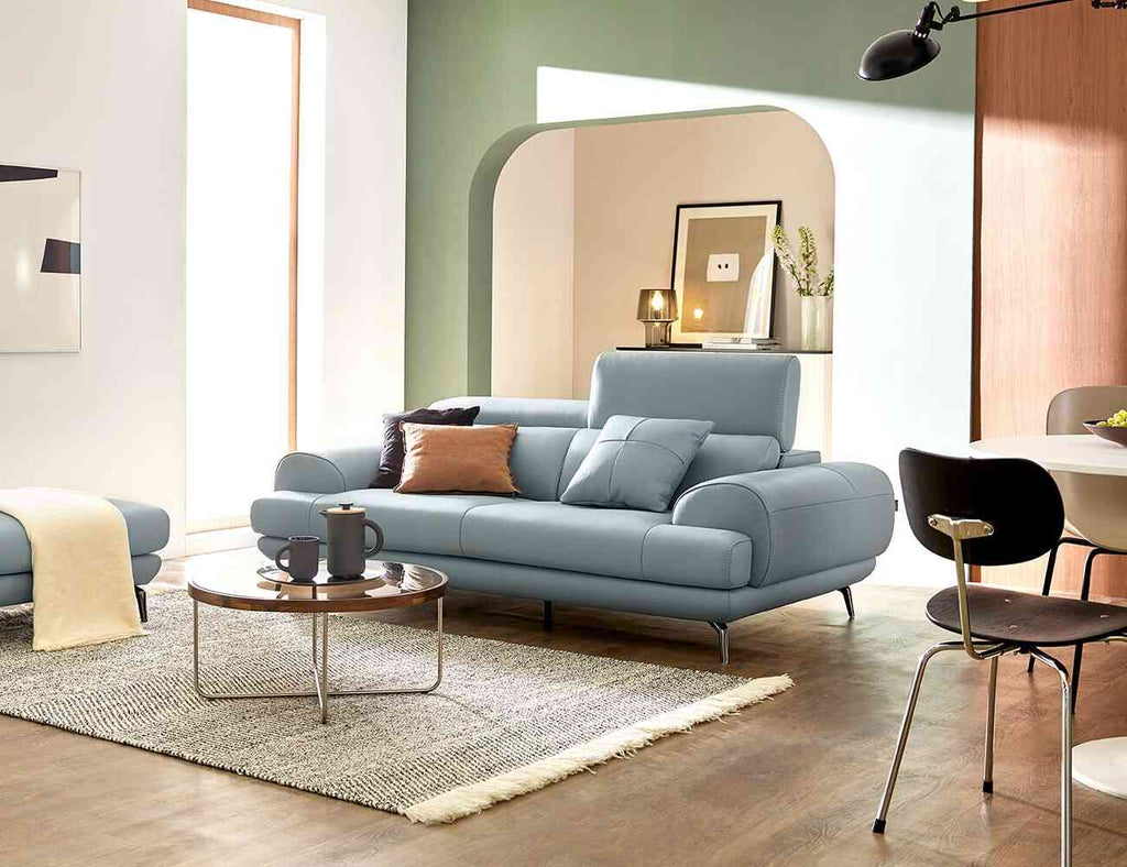 Sofa văng da 2 chỗ tựa gật gù LEYTON - 02