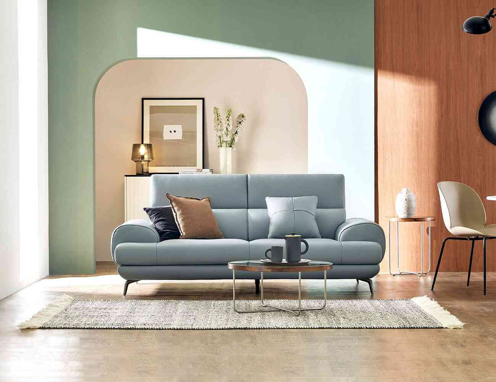 Sofa văng da 2 chỗ tựa gật gù LEYTON - 01