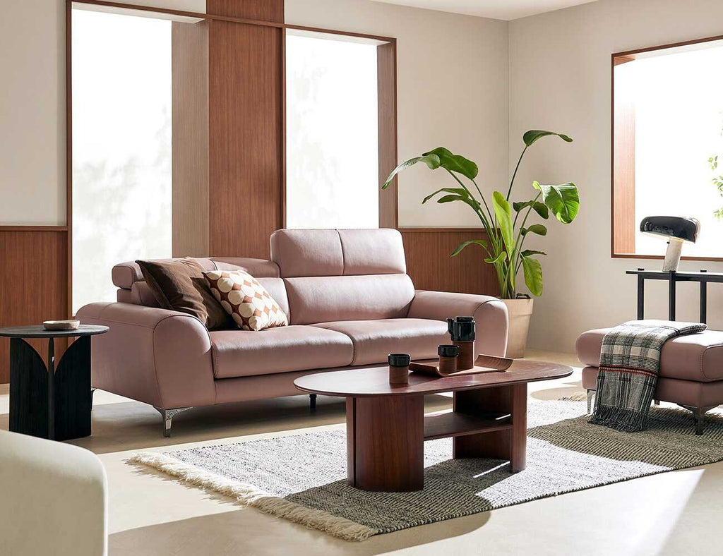 Sofa văng da 2 chỗ tựa gật gù LOTTEPIE - 02