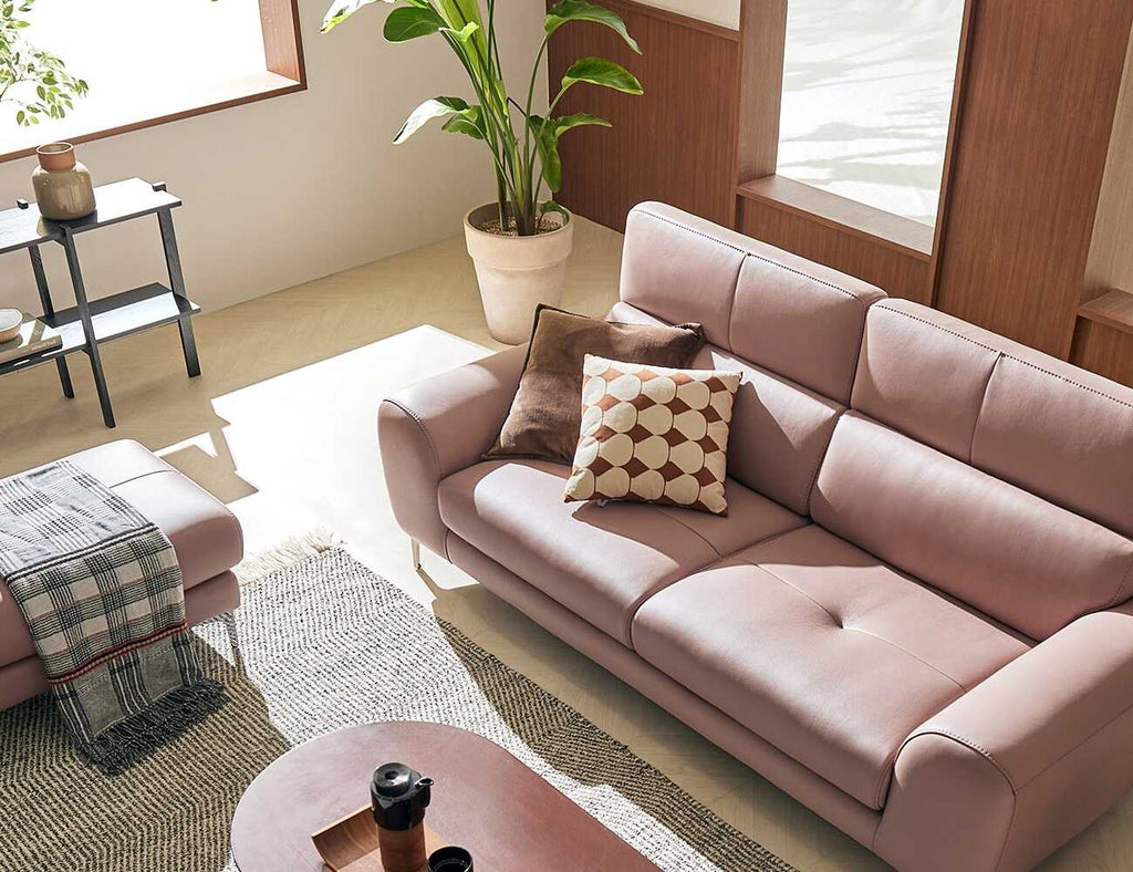 Sofa văng da 2 chỗ tựa gật gù LOTTEPIE - 03