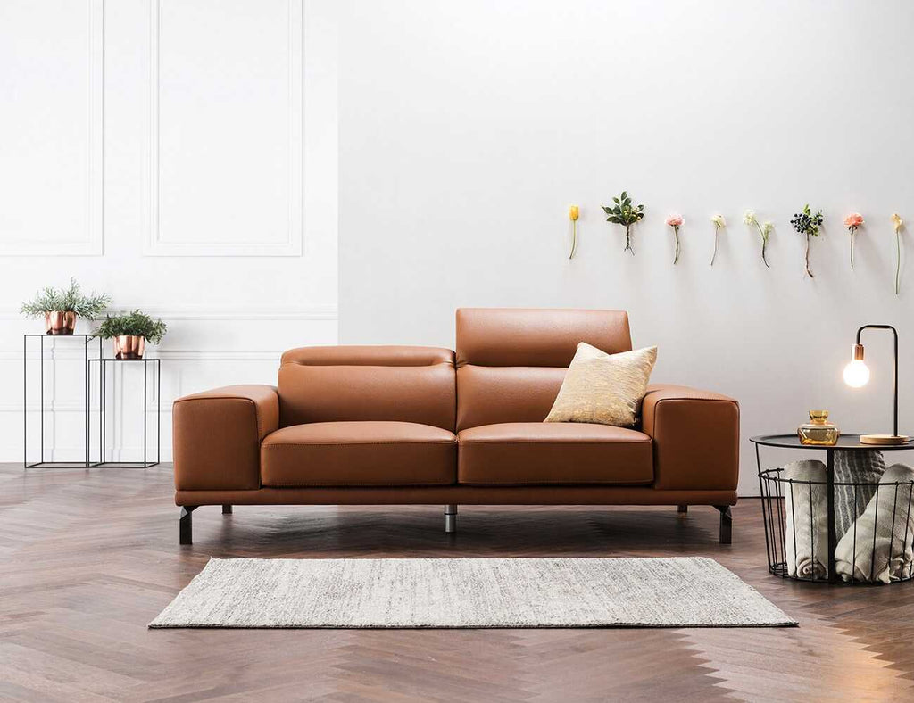 Sofa văng da 2 chỗ tựa gật gù MILANO - 01