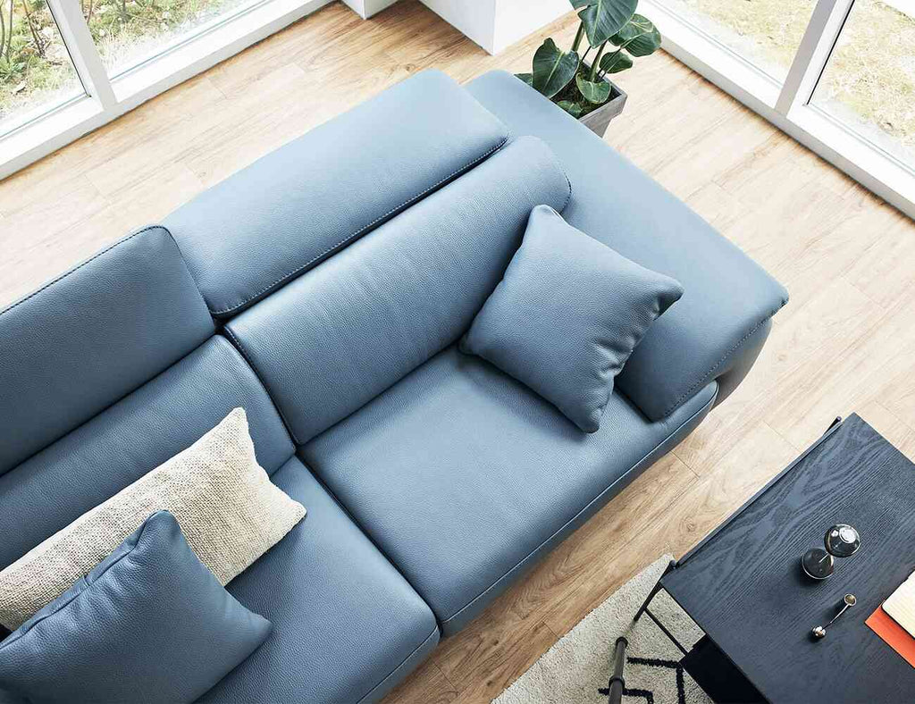 Sofa văng da 2 chỗ tựa gặt gù PERRY - 04