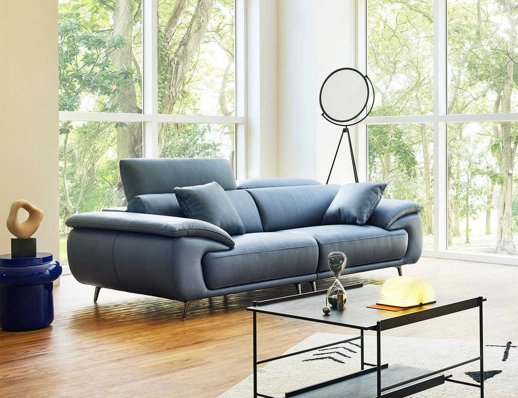 Sofa văng da 2 chỗ tựa gặt gù PERRY - 02