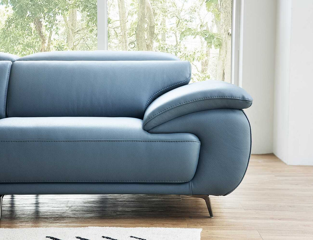 Sofa văng da 2 chỗ tựa gặt gù PERRY - 05