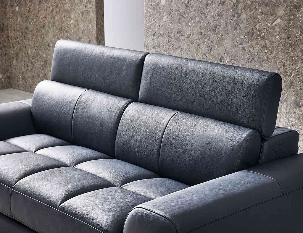 Sofa văng da 2 chỗ tựa gặt gù RESCHELLE - 03