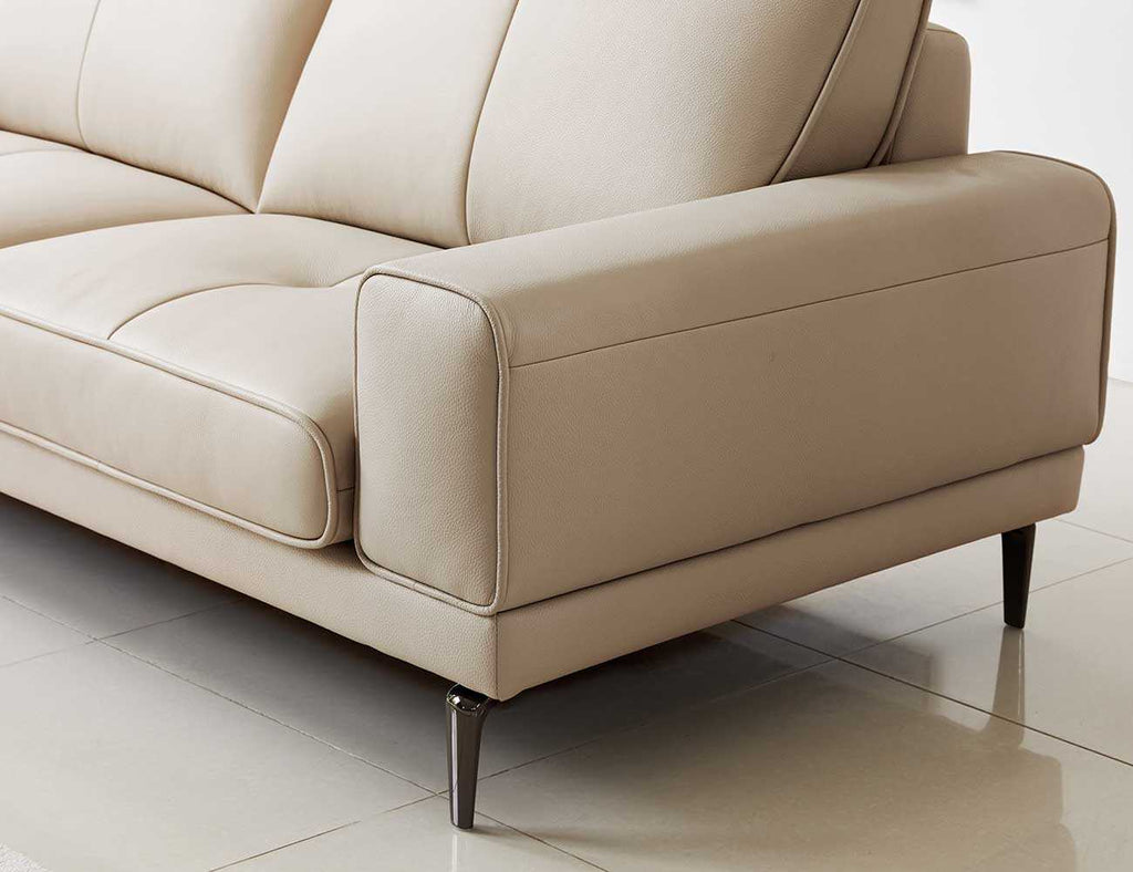 Sofa văng da 2 chỗ tựa liền Hezan 5