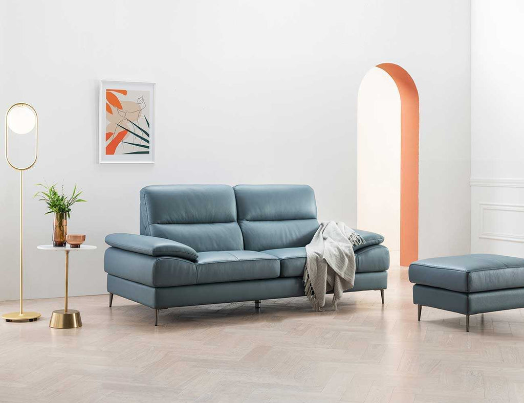 Sofa văng da 2 chỗ tựa liền - VERUP - 18