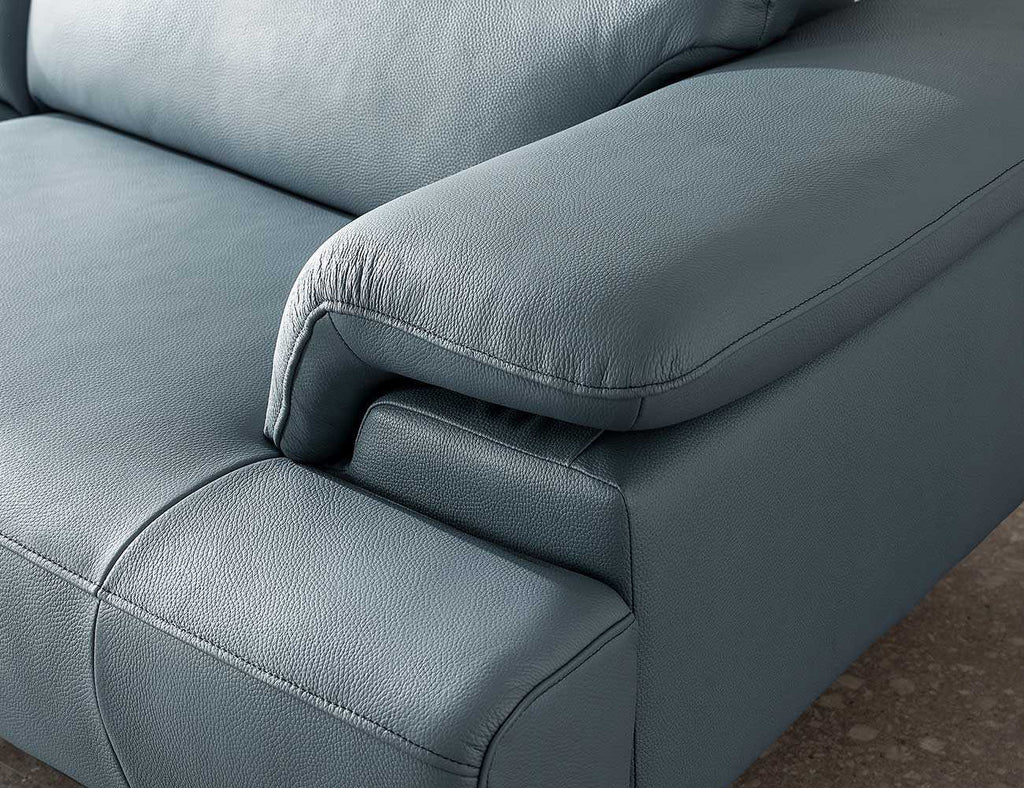 Sofa văng da 2 chỗ tựa liền - VESSA - 18