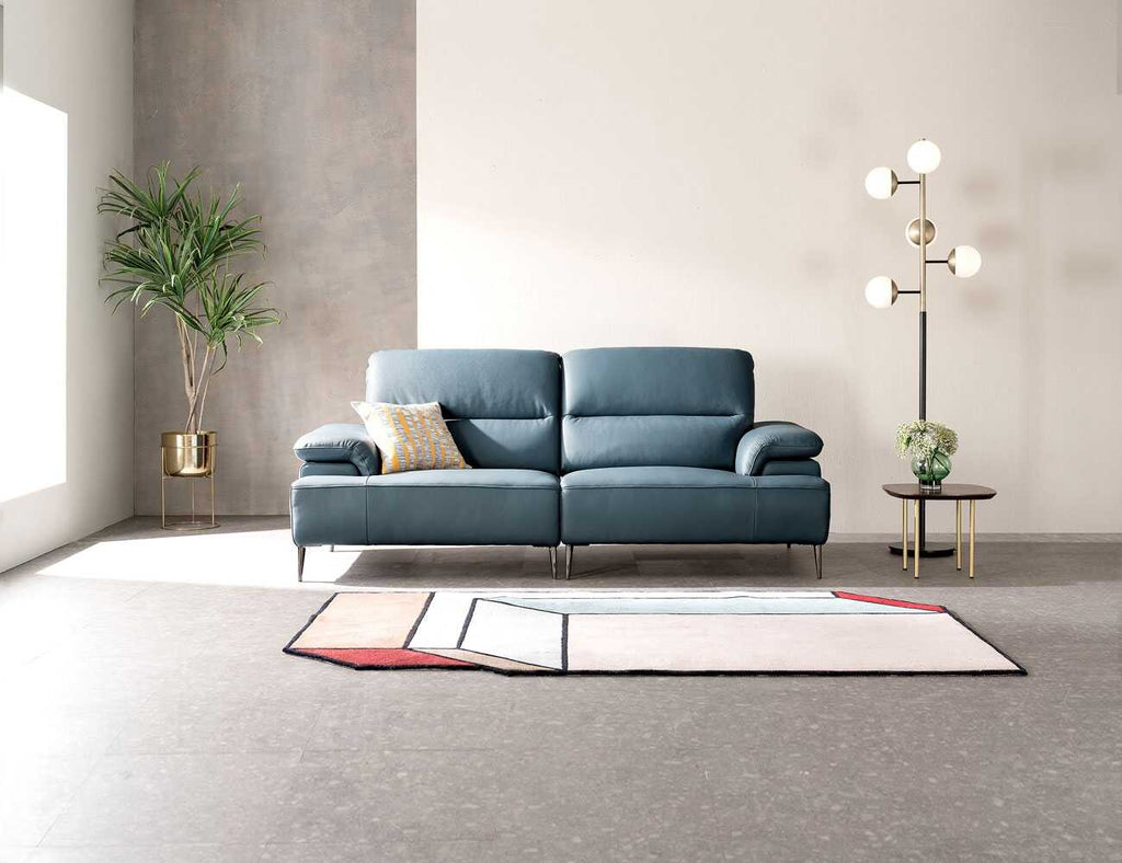 Sofa văng da 2 chỗ tựa liền - VESSA - 15