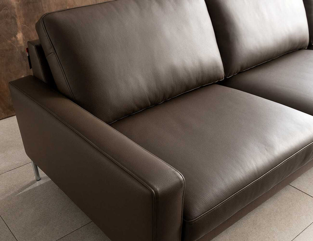 Sofa văng da 3 chỗ tựa liền MARTHA - 03