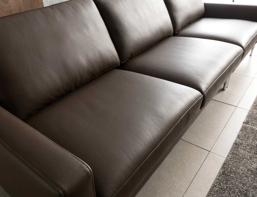 Sofa văng da 3 chỗ tựa liền MARTHA - 04