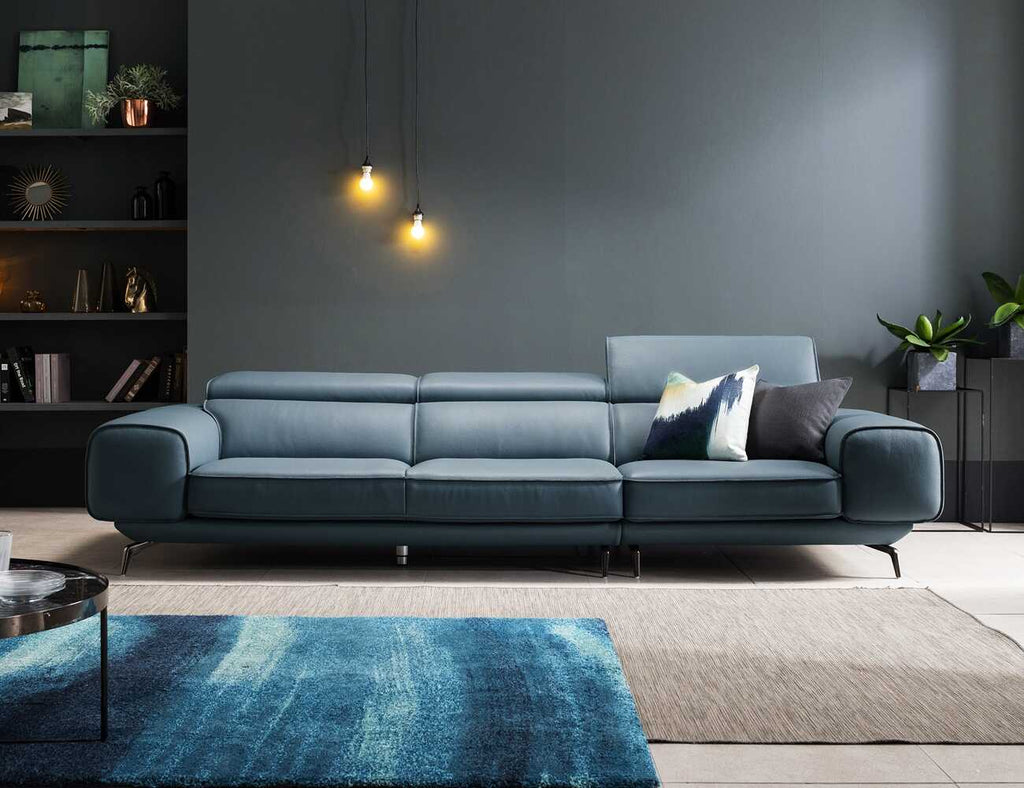 Sofa văng da 3 chỗ tựa gật gù LYNETTE - 01