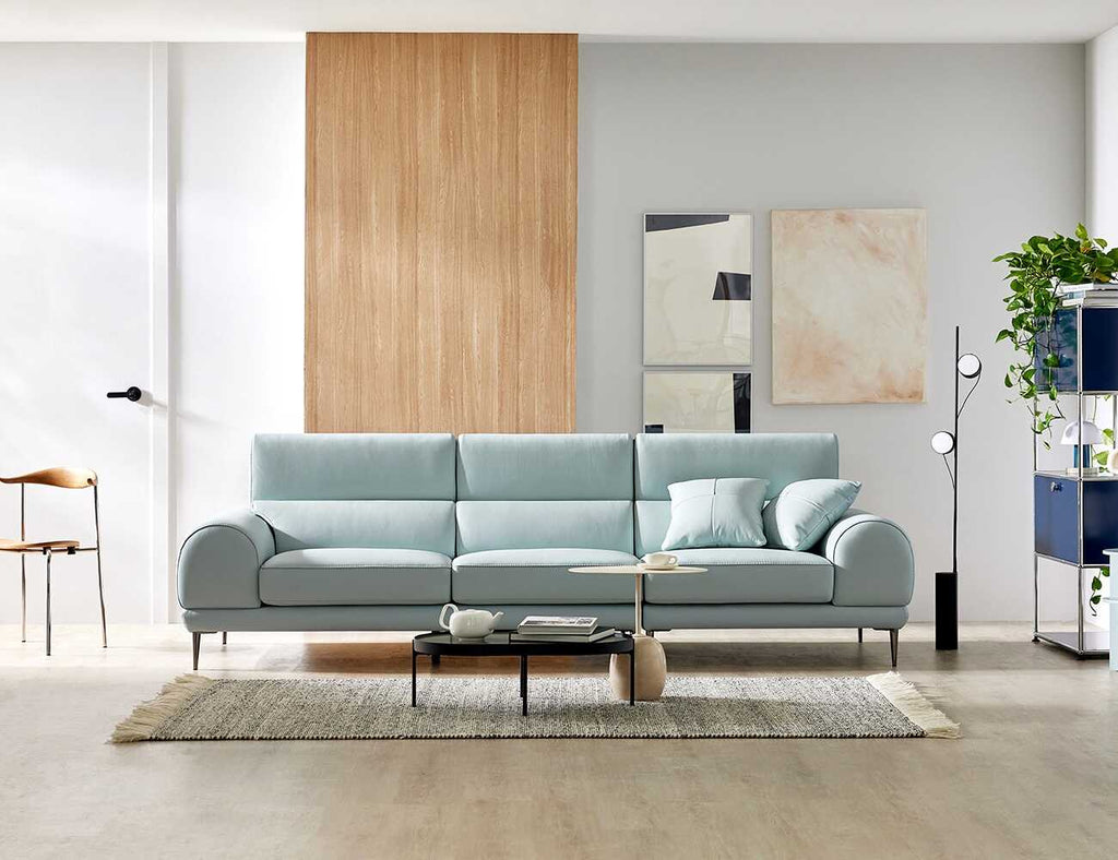 Sofa văng da 3 chỗ tựa gật gù MUNCHAO - 01