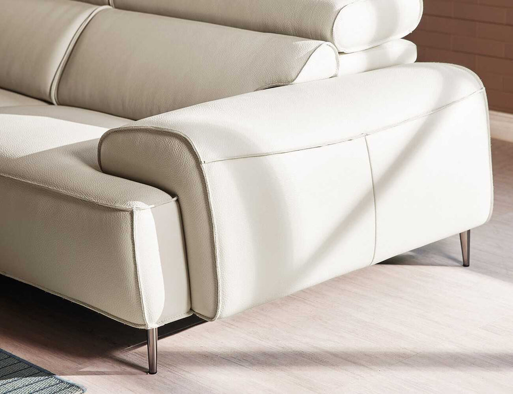 Sofa văng da 3 chỗ tựa gật gù REY - 05