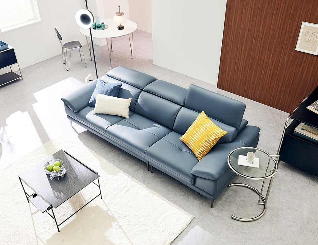 Sofa văng da 3 chỗ tựa gật gù ROSA - 07