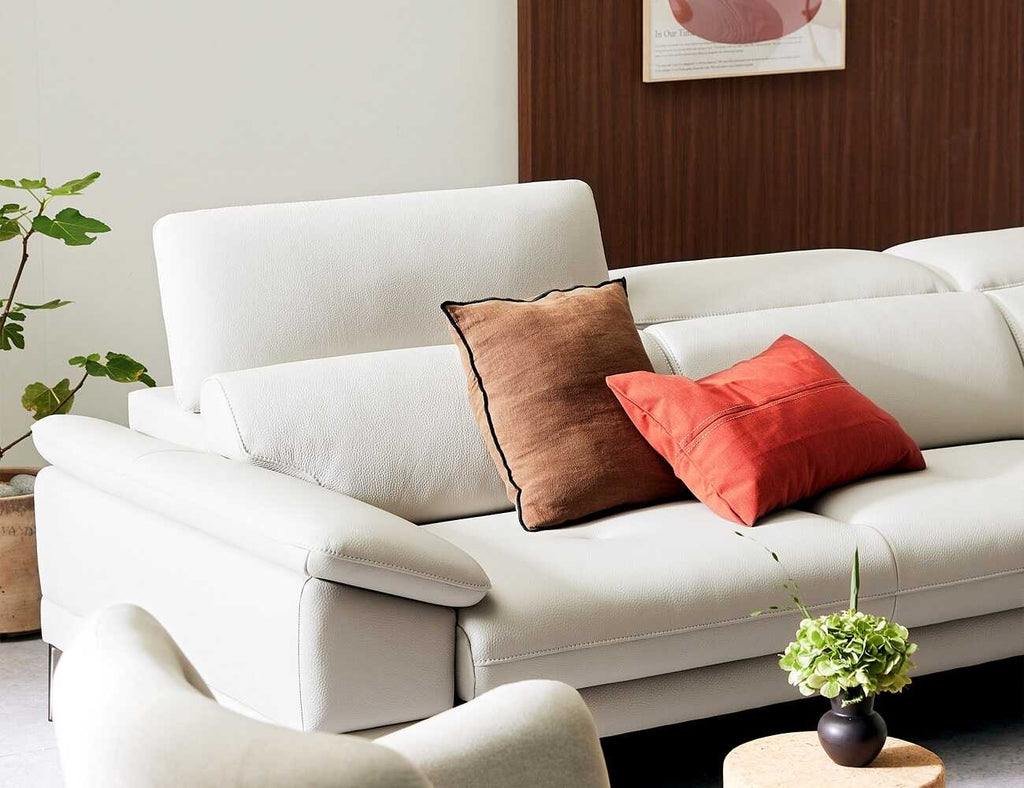 Sofa văng da 3 chỗ tựa gật gù ROSA - 03