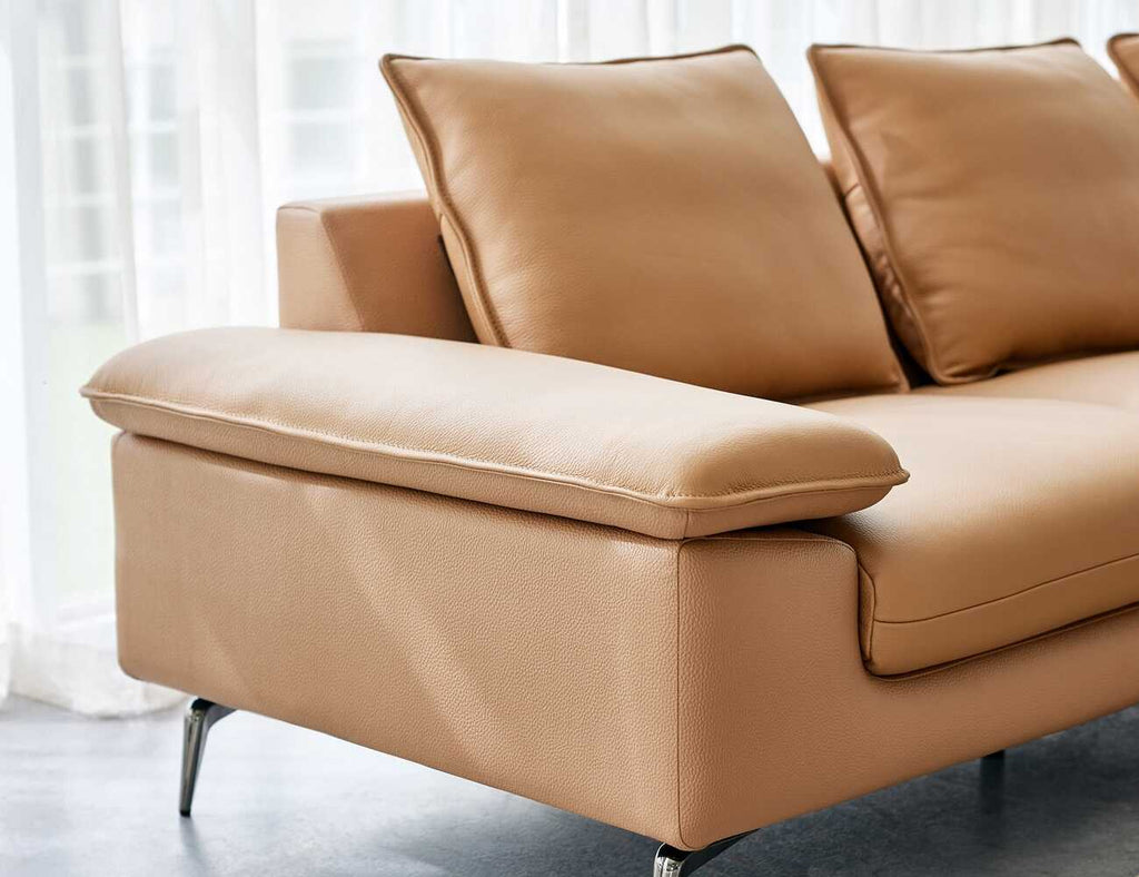 Sofa văng da 3 chỗ tựa gối REY - 04