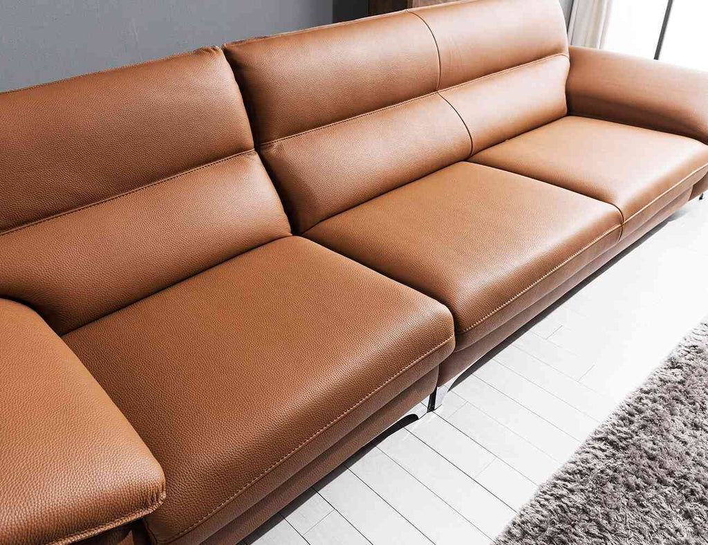 Sofa văng da 3 chỗ tựa liền KONE - 04