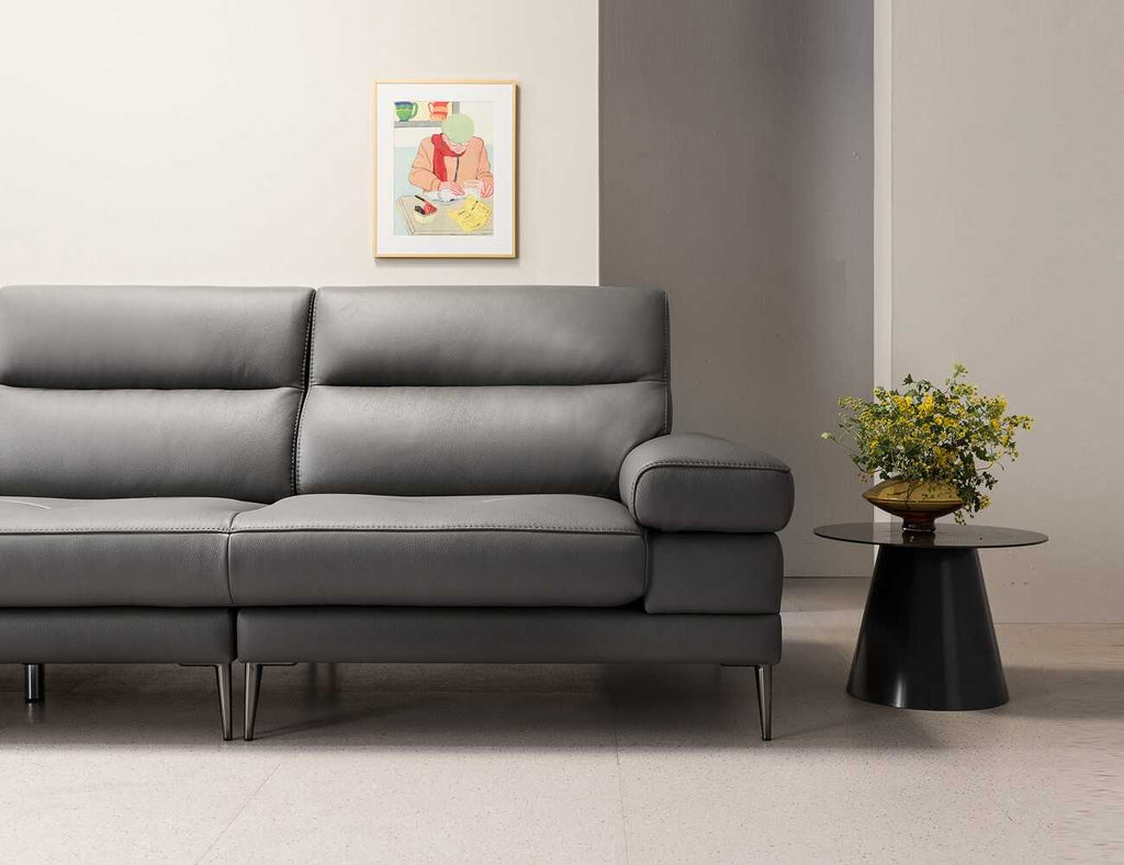 Sofa văng da 3 chỗ tựa liền LACEY - 04