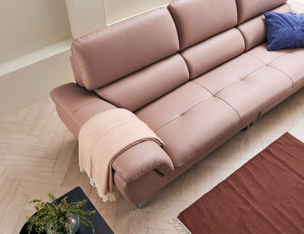 Sofa văng da 3 chỗ tựa liền LOVEA - 03