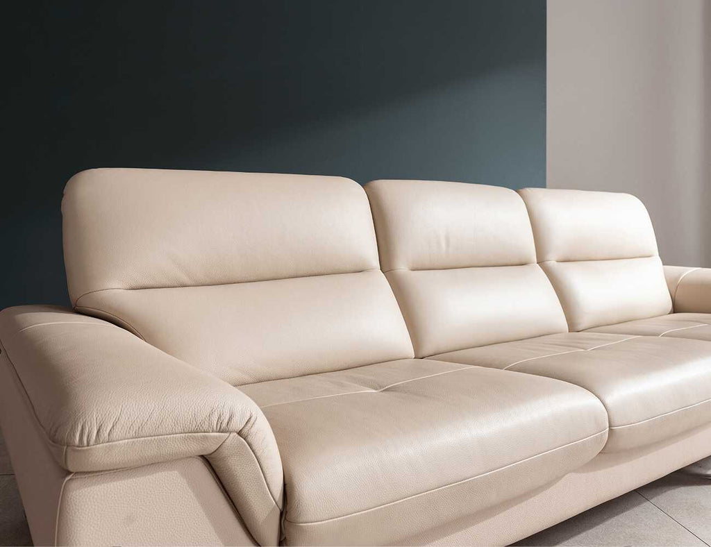 Sofa văng da 3 chỗ tựa liền MUSHA - 04