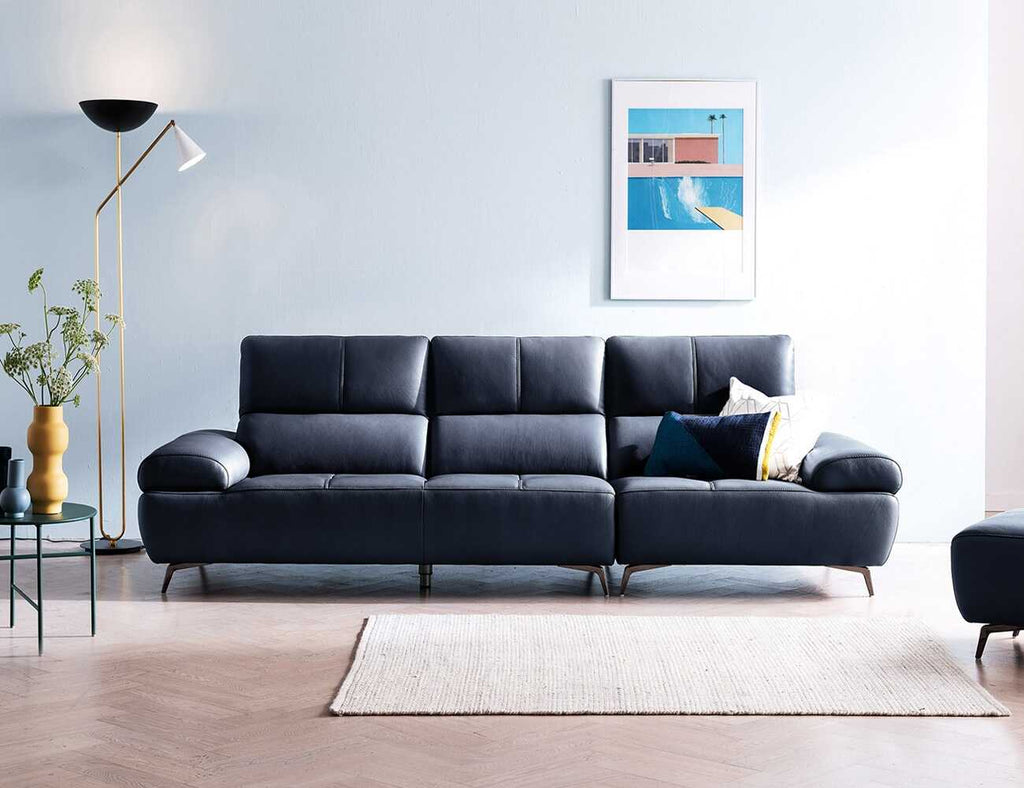 Sofa văng da 3 chỗ tựa liền OAK - 20