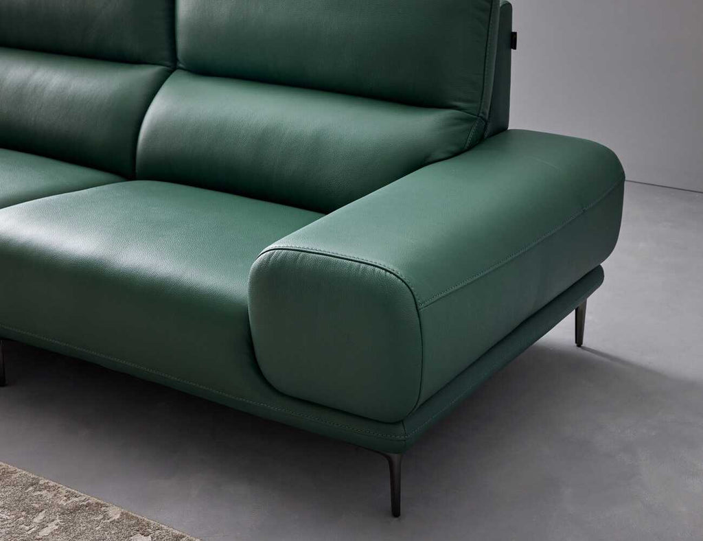 Sofa văng da 3 chỗ tựa liền REMMY - 04