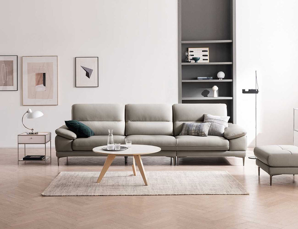 Sofa văng da 3 chỗ tựa liền ROSA - 06