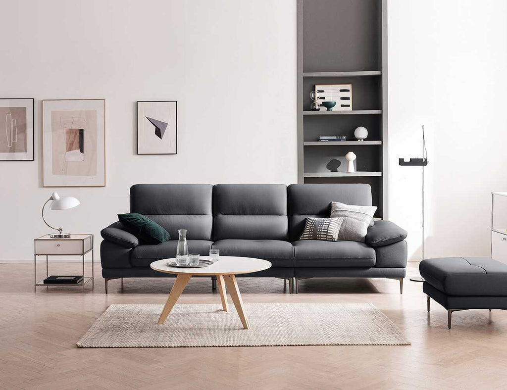 Sofa văng da 3 chỗ tựa liền ROSA - 01