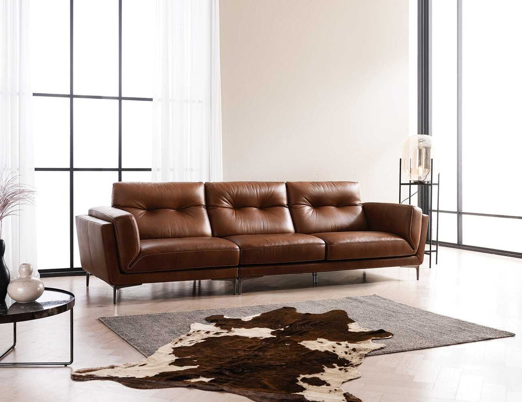 Sofa văng da 3 chỗ tựa liền - WHYME - 17