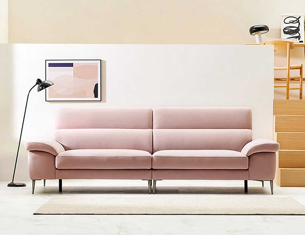 Sofa văng nỉ 2 chỗ tựa gật gù LAUREN - 01