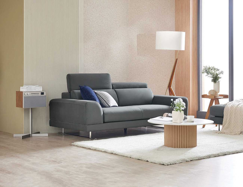 Sofa văng nỉ 2 chỗ tựa gật gù RESCHELLE  - 01