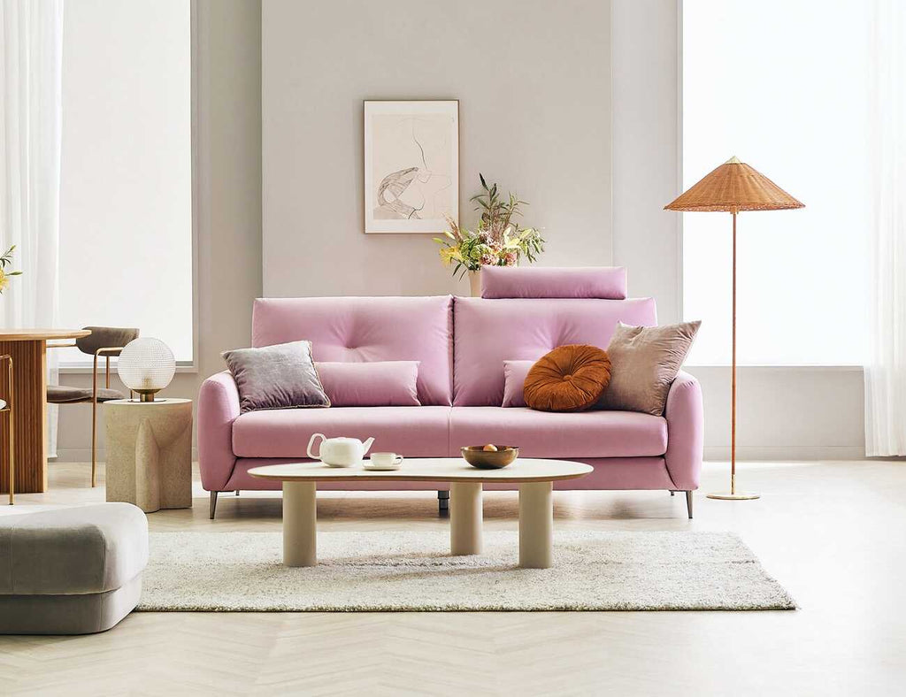 Sofa văng nỉ 2 chỗ tựa liền MELLY - 01