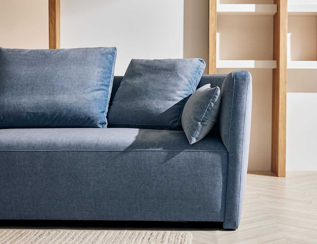 Sofa văng nỉ 2 chỗ tựa liền PODAX - 05