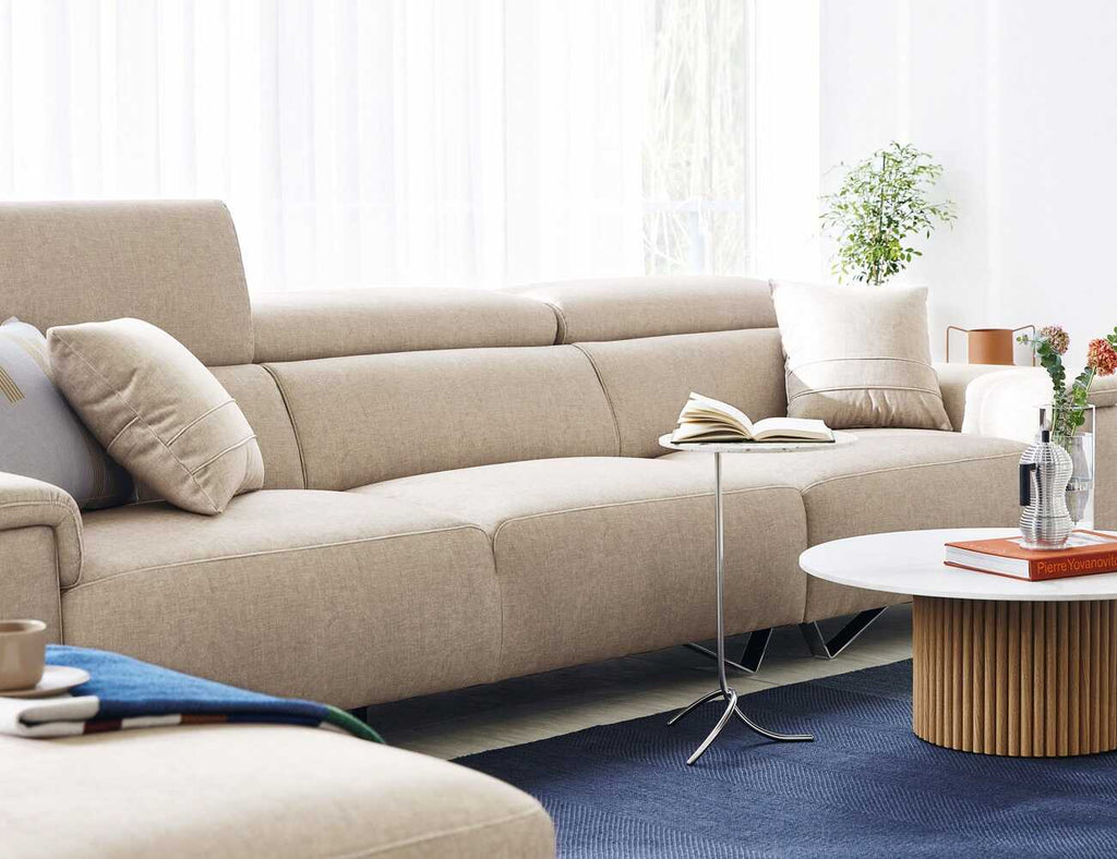 Sofa văng nỉ 3 chỗ tựa gật gù LAMICK - 03